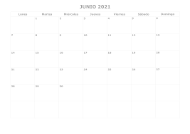 Según algunos historiadores junio recibió el nombre en honor al fundador de la república romana … español extremo basic and intermediate. Calendario Junio 2021 Para Imprimir En Pdf Gratis