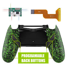 25k views 3 years ago . Dawn Programable Remap Kit For Ps4 Controller With Mod Chip Redesigned Back Shell 4 Back Buttons Compatible With Jdm 040 050 055 Textured Green Walmart Com
