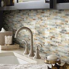 Susanjablon Signature Line Vibrant Kitchen Glass Mosaic Tile In Red Brown Green Wayfair Glass Mosaic Tiles Glass Tile Backsplash Kitchen Wall Tiles