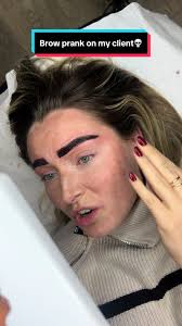 Brow prank