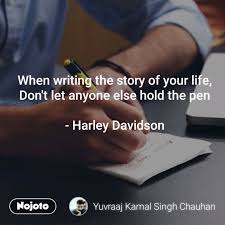 The frankl quote that has always haunted me is: When Writing The Story Of Your Life Don T Let Any English Quote