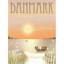 Danmark poster av david thornell. Vissevasse Poster Mit Danemark Die Dunen 50x70 Cm Living Isadisakids