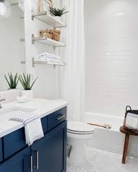 Indoor plants also improve the bathroom's smell and keep the air fresh, while making the bathroom feel less claustrophobic, which is a common problem with smaller bathrooms. Our Guest Bathroom Remodel Before And After Jane At Home