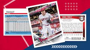 If you bought in early, congratulations. What The Backs Of Mike Trout S Baseball Cards Tell Us