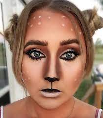 Easy Deer Halloween Makeup Cute Halloween Makeup Halloween Makeup Pretty Deer Halloween Makeup