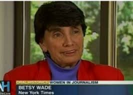 Betsy Wade, a NewsGuild icon, passes away at 91