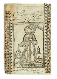 Protestas en bogotá terminaron en disturbios. Mexican Imprint 1672 Wadingo Lucas Luke Wadding Compend