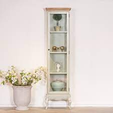 Or as low as £79.86 per month (0% apr) choose your deposit amount. Slim Aged Olive Vert Glass Display Cabinet Furniture La Maison Chic Luxury Interiors