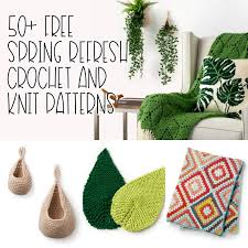 Use this pattern to make hangers for both your crocheted potted plants and for real plants in pots. 50 Free Spring Refresh Crochet And Knit Patterns Moogly