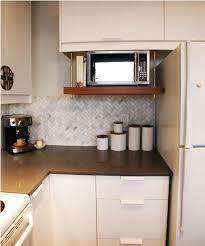 Pin By Stacy Martin On Kitchen Organization In 2020 Microwave Shelf Kitchen Interior Microwave In Kitchen