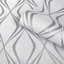 Check spelling or type a new query. Belgravia Decor Amelie Geometric Grey Silver Metallic Wallpaper 3004
