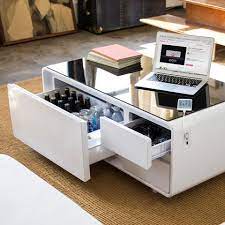 Never miss a goal or a moment of the. This Smart Coffee Table That Went Viral On Tiktok Has A Fridge Drawer