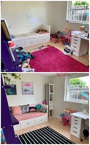 An ikea tullsta chair renovation with polka dot printed fabric. Yesterday I Surprised My 9 Year Old Daughter With A Room Makeover I Spent 3 Hours In Ikea And 4 Hours Cleaning And Decorating She Is Happy With Her Own Private Cozy Place Cozyplaces
