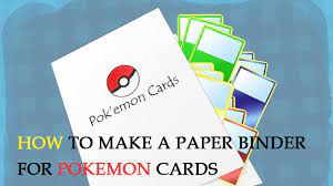 They can be made to fit magic, poker, pokemon, or any other cards that you have a box for. How To Make A Paper Binder For Pokemon Cards Youtube