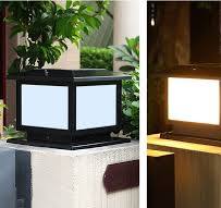 Amazon.com: MOCIGERN 4-Colors Solar Post Cap Lights Aluminum ...