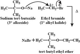 To get fastest exam alerts and government job alerts in india, join our telegram channel. Write The Correct Pair Of Reactants For The Preparation Of T Butyl Ethyl Ether By Williamson Synthesis