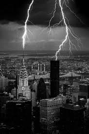 New York City Tall Buildings Make Great Lightning Rods New York City Photos Lightning Cool Pictures