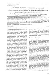 It is obtained from the dried rhizome and roots of carapichea ipecacuanha from which it derives its name. Pdf Stability Of Chlorpheniramine Maleate In Cough Syrups