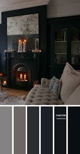 Hemway dove grey chalk paint matt finish wall and furniture paint 1l / 35oz shabby chic vintage chalky (50+ colours available) 4.7 out of 5 stars 629 £24.95 £ 24. Dark Living Room Colours Dark Blue Grey Colour Scheme Itakeyou