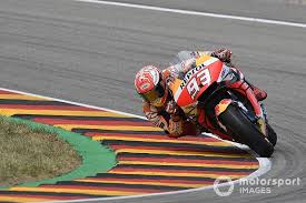Defending champion marc marquez won the german motogp with a dominant race ahead of dani pedrosa. Sachsenring Motogp Marquez Beats Quartararo To Pole