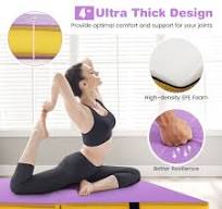 Thick Gymnastics Mats For Falling 4" Thick Folding Gym Mat - 4x4ft PU  Leather Exercise Mat With Handles Matladin 8 Ft Folding Gymnastics Mat