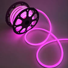 Amazon Com 330ft 110v Flexible Led Neon Flex Rope Light Indoor Outdoor Holiday Party Building Exterior Decoration Commercial Lighting Pink Kitchen Dining