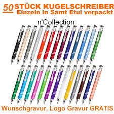 50 Stuck Metall Kugelschreiber Inkl Gravur Und Etui Als Hochzeit Gastgeschenk Mobel Wohnen Hochzeitsdekoration Gastgeschenke Kugelschreiber Gravur Etui