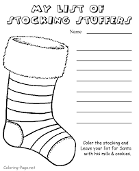 Thousands of free, printable christmas coloring pages for kids of santa, gifts, elves, bells, snowmen, candy, candles, christmas trees, and more. Christmas Coloring Pages Stocking List Christmas Coloring Pages Free Christmas Coloring Pages Christmas Gift Coloring Pages