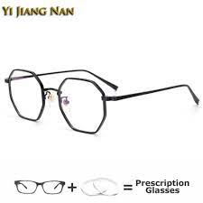 In geometry the shapes are import. Octagon Shape Big Circle Fashion Eyeglasses Men Titanium Glasses Frame Women Gold With Black Eyewear Spectacles Aliexpress