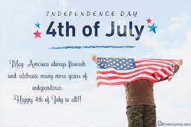 Independence day is the main us public holiday, celebrated in honor of the declaration of independence according to the established tradition, on the independence day of the usa. Latest Usa Independence Day Cards Images