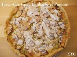 Tarte Alsacienne Rhubarbe Et Pomme Speciale Fete Des Meres Tarte Alsacienne Tarte Livre De Recette