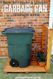 Outdoor Garbage Can Storage Garbage Can Storage Garden Storage Can Storage