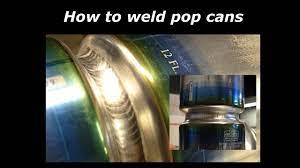 Mig aluminum welding is preferred for thicker pieces. Tig Welding Pop Cans Aluminum How To Pop Cans Welding Tig Welding