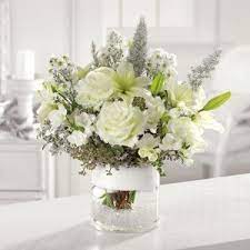White Christmas Flowers White Flower Arrangements White Flower Centerpieces Wedding Floral Centerpieces