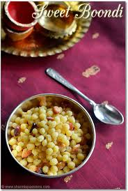 This recipe is very easy and simple to. Sweet Boondi Recipe How To Make Sweet Boondi Easy Diwali Sweets Recipes Sharmis Passions