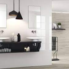 N'attendez plus pour en profiter! Carrelage Sol Mur 30x120 Cm 60x60 Cm Porcelaine De Paris Blanc Brillant Neige Salledebain Bathroom Bath Bathroomdesign Bathroom Vanity Bathroom Bathtub