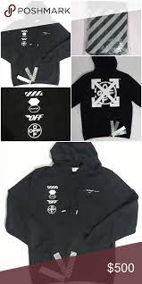 Nwt Off White Hoodie Size Large Off White Hoodie White Hoodie Hoodies