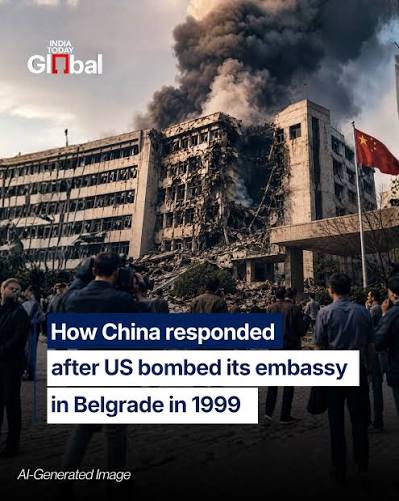 The US bombing of the Chinese Embassy in Belgrade during the Kosovo War  remains one of the most significant diplomatic crises between Washington  and Beijing. The strike killed three Chinese journalists and