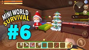 Nihayet Ev Genisledi Mini World Block Art Indir Survival Youtube