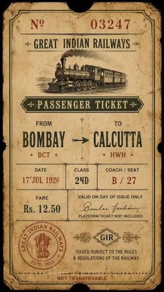 A tiny slice of #OldMumbai just joined my personal collection. This is an original BEST & Tramways paper ticket from the era when fares were still counted in annas. The printing style,