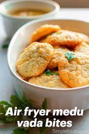 Air Fryer Medhu Vada Bites Healthy Indian Snack Recipe For Kids Simplefreshnyum Recipe Healthy Indian Snacks Indian Snack Recipes Indian Snacks