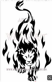 Pin By Ricardo Andres On Pencil Drawing Tribal Lion Tattoo Tribal Animal Tattoos Lion Tattoo