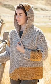 Stylish knitted coat is made of a heathered yarn roving customer type. Parity Hooded Knit Jacket Up To 61 Off
