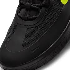 Rubber upper with mesh for breathability. Nike Sb Nyjah Free Ii Black Cyber Black Bluetile Skateboards