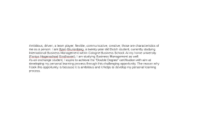 The samples of motivation letter for internship that you'll be able to get your hands on in this comprehensive editorial will have you satisfied as they've been reviewed by the professional. Motivation Letter Dhl By Bjarn Brunenberg