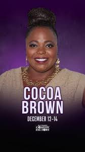 In two weeks, Cocoa Brown is back in Baltimore and she’s bringing that  real, grown-woman comedy the city loves. Lock in your seats early. 🔥🎤, 📸  Cocoa Brown , 🗓 DEC 12-14, 🎟 https://vist.ly/4g8du , 📍 ...