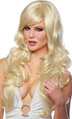 Buy DeLovely Wig Blonde Long Wavy Hair Costume Wig