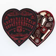 The Spooky Vegan Enchant Your Sweet With The Fatally Yours Chocolate Box This Valentine S Day 2018 See more ideas about horror, valentines, valentines cards. the spooky vegan enchant your sweet
