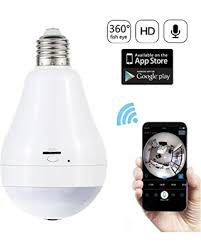 Here S A Great Price On Hidden Wireless Security Bulb Camera 1080p Wifi Panoramic Night Vision Spy Cameras 360 Degrees Camera Home Light Bulb And Two Way Talking For Iphone Android