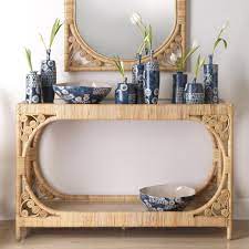 Check spelling or type a new query. Primrose Woven Rattan Console Table Caron S Beach House
